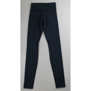 Lululemon Wunder Under Leggings Womens 4 Ziggy Wee August‎ Inkwell Blue Pattern